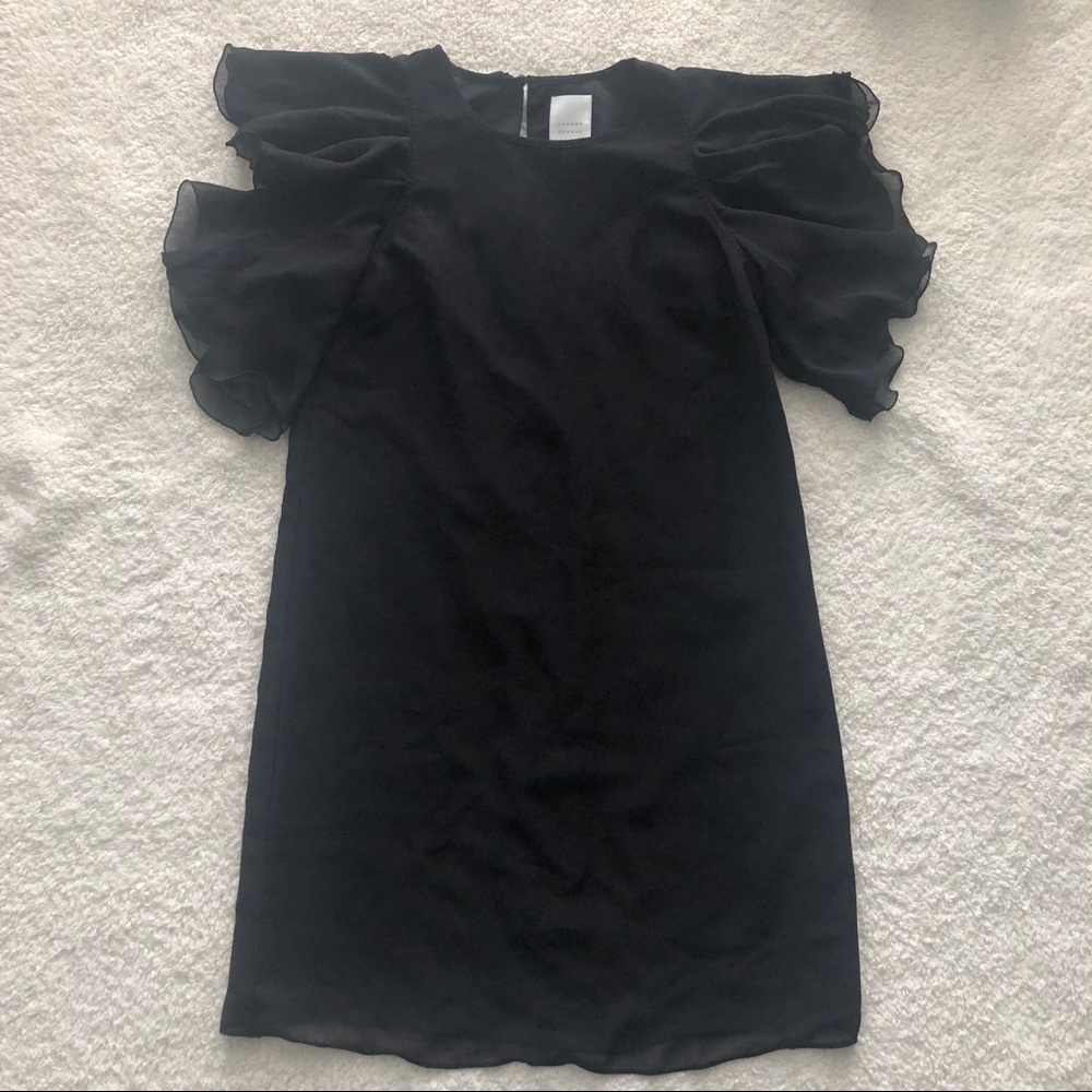 4 for $25 || Lauren Conrad | Black Frilly Dress